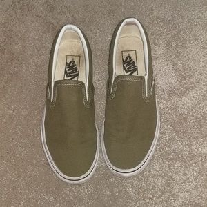 Olive green vans